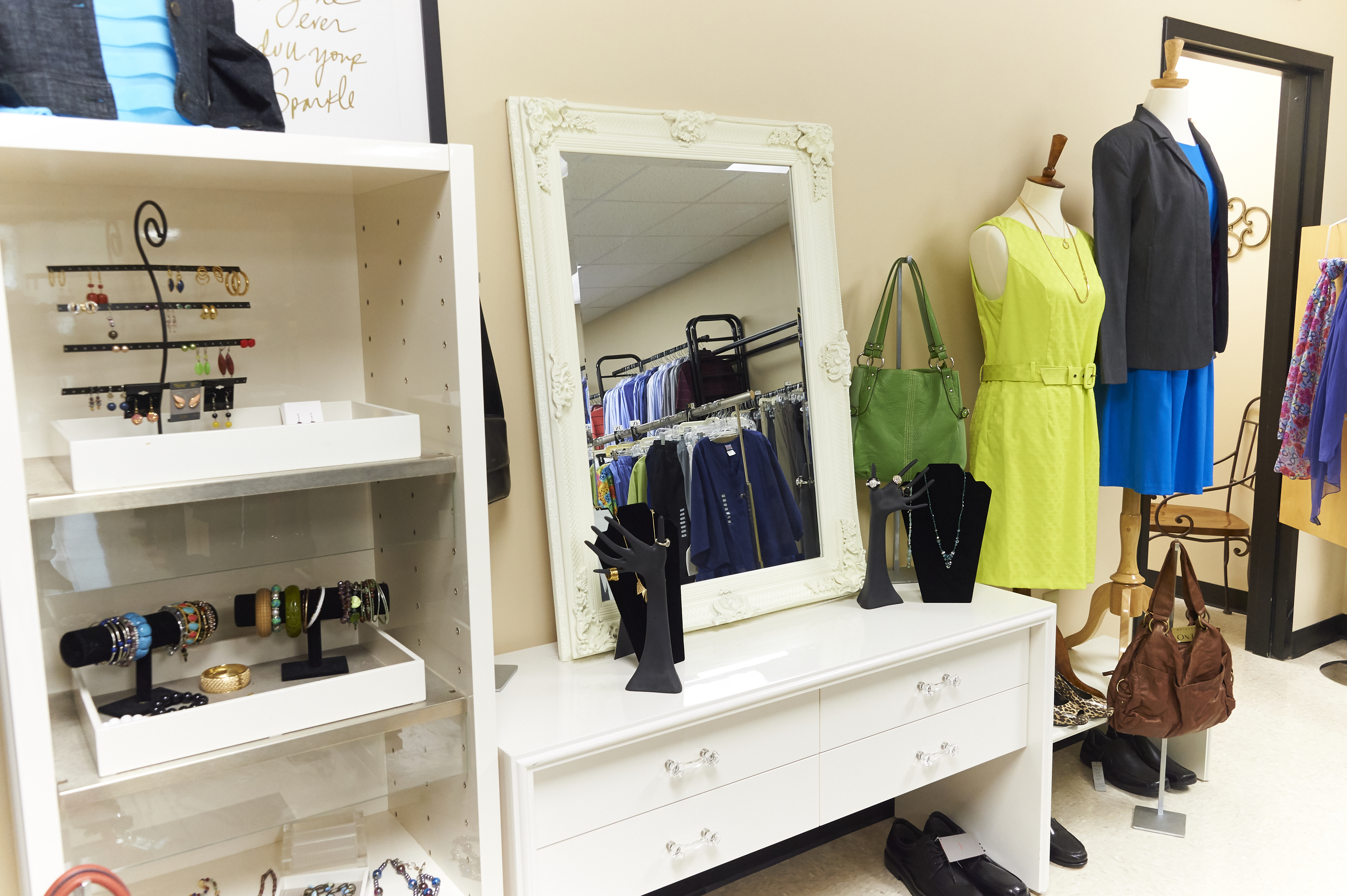 image of mirror and clothing